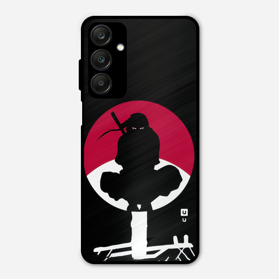 Uchiha Itachi Minimalist Metal Back Case for Galaxy A25 5G