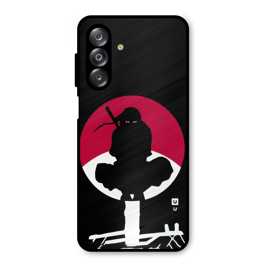 Uchiha Itachi Minimalist Metal Back Case for Galaxy A26