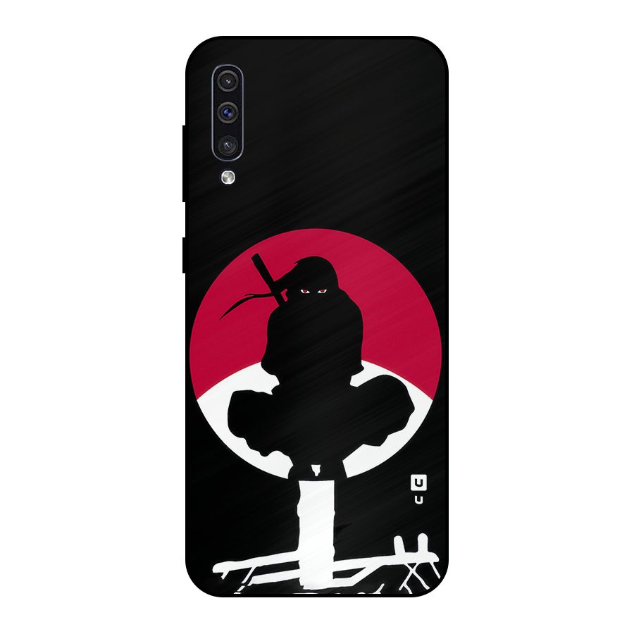 Uchiha Itachi Minimalist Metal Back Case for Galaxy A30s
