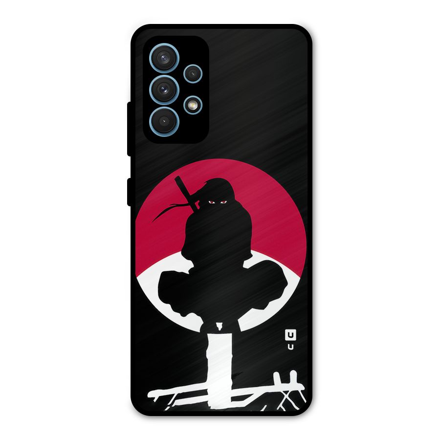 Uchiha Itachi Minimalist Metal Back Case for Galaxy A32