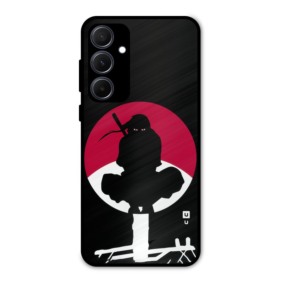 Uchiha Itachi Minimalist Metal Back Case for Galaxy A35
