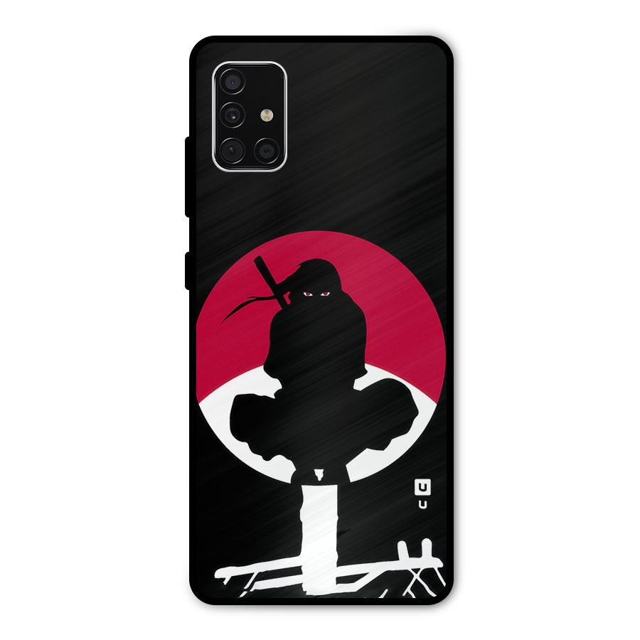 Uchiha Itachi Minimalist Metal Back Case for Galaxy A51