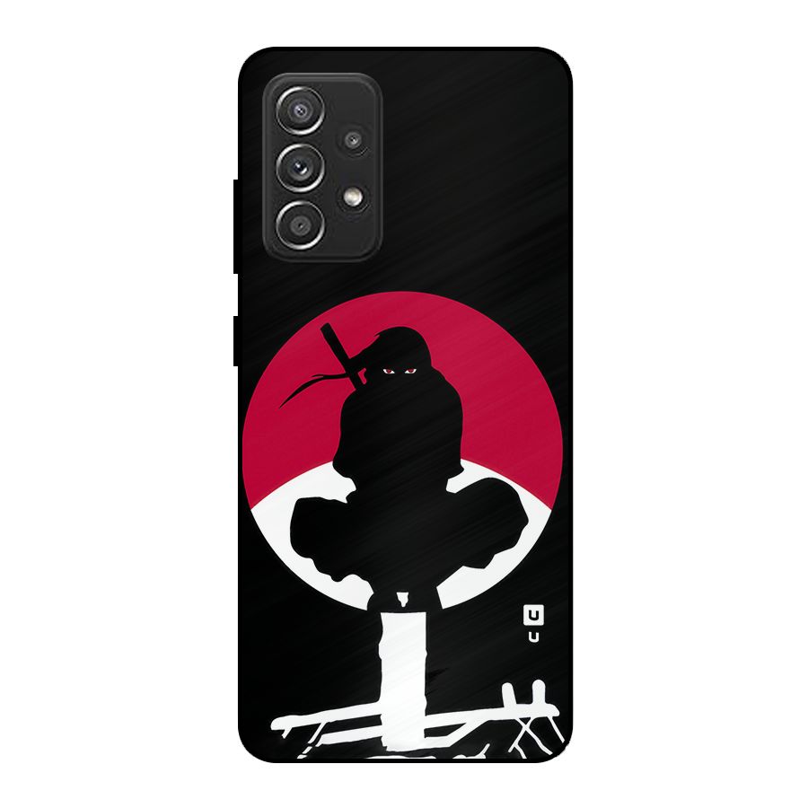 Uchiha Itachi Minimalist Metal Back Case for Galaxy A52s 5G