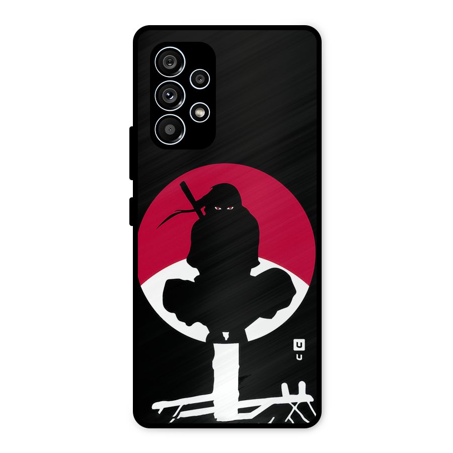 Uchiha Itachi Minimalist Metal Back Case for Galaxy A53 5G