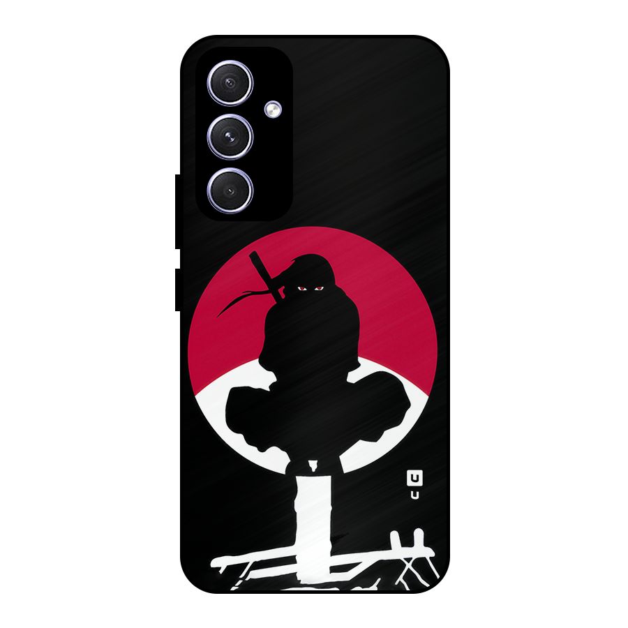 Uchiha Itachi Minimalist Metal Back Case for Galaxy A54