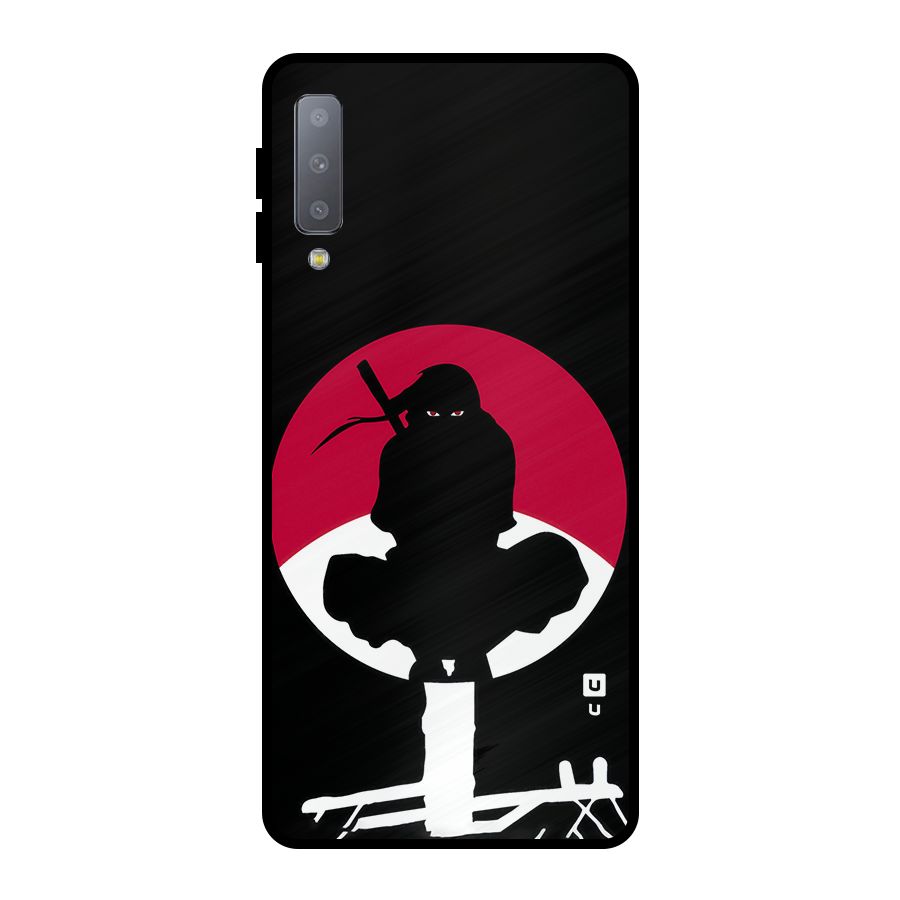 Uchiha Itachi Minimalist Metal Back Case for Galaxy A7 (2018)
