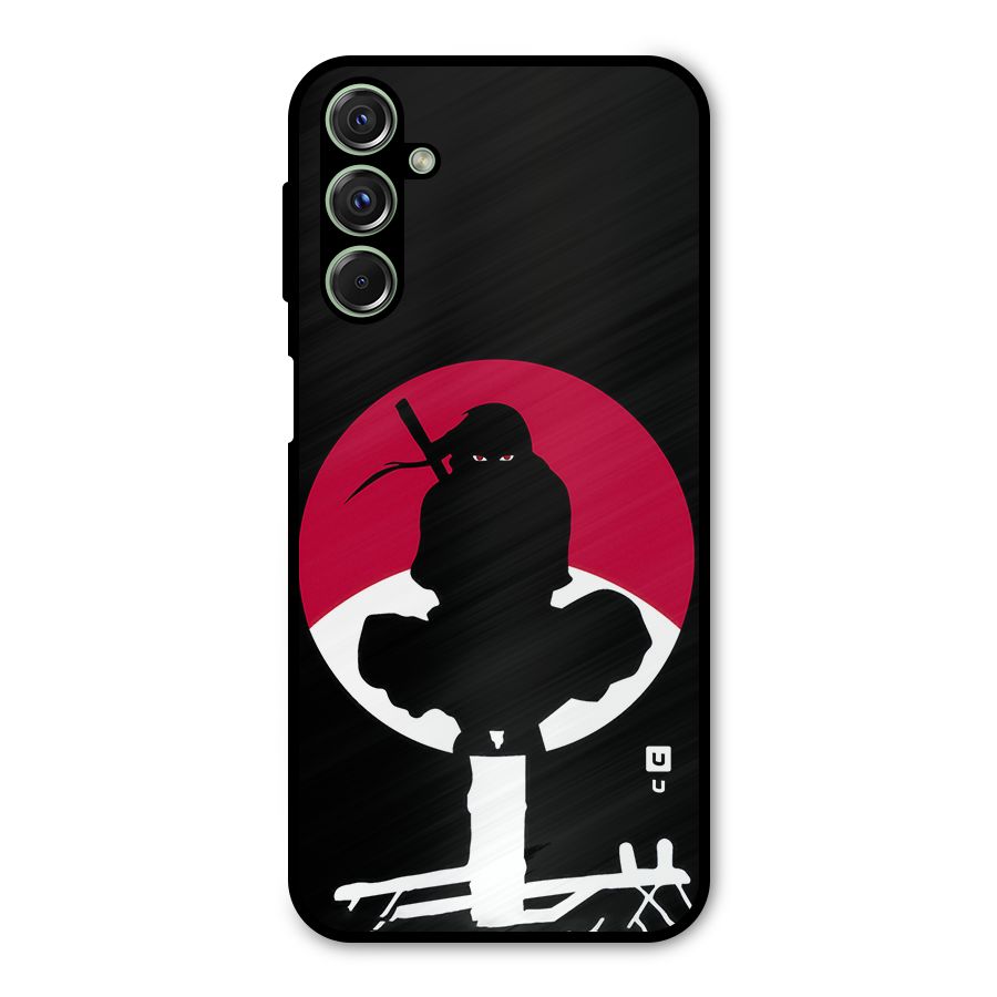 Uchiha Itachi Minimalist Metal Back Case for Galaxy F34
