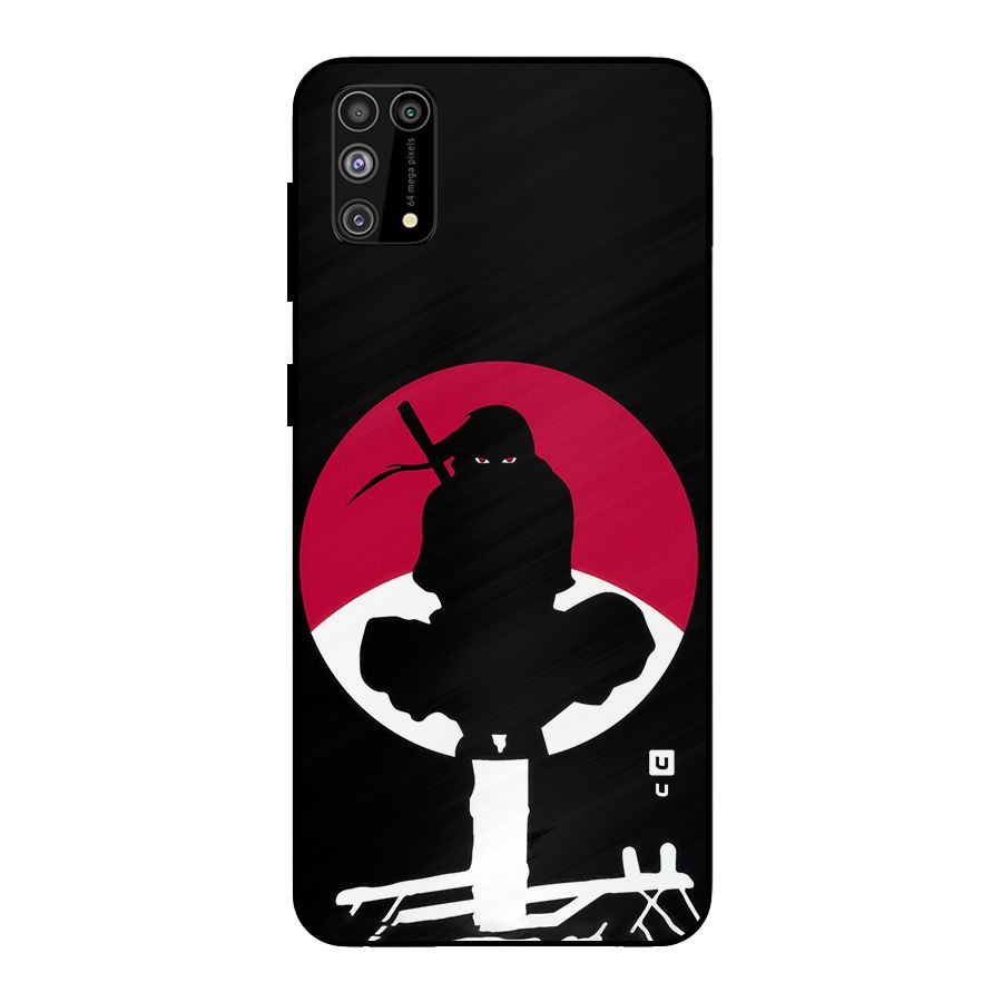 Uchiha Itachi Minimalist Metal Back Case for Galaxy F41