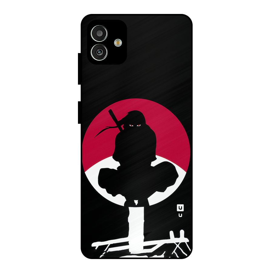 Uchiha Itachi Minimalist Metal Back Case for Galaxy M13 5G