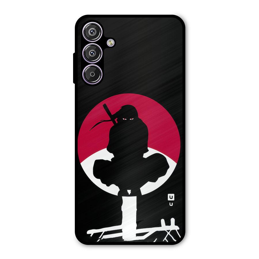 Uchiha Itachi Minimalist Metal Back Case for Galaxy M15