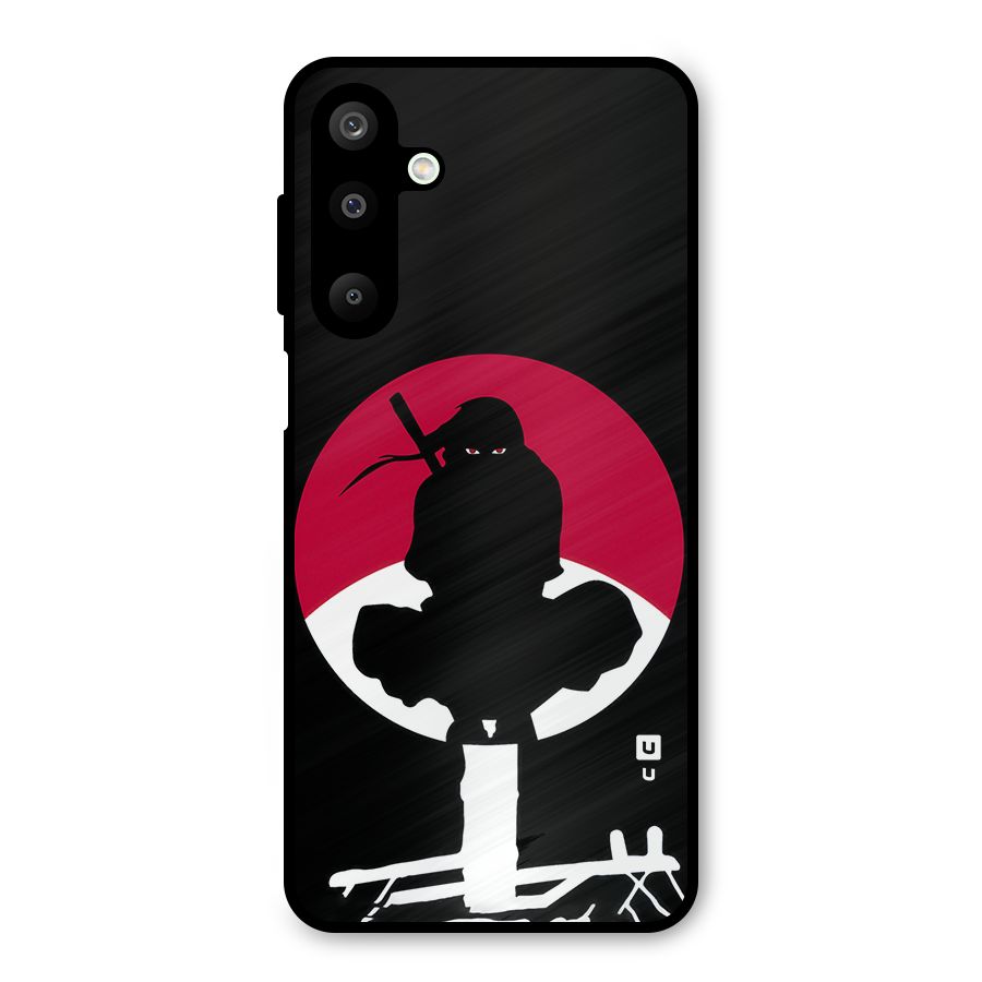 Uchiha Itachi Minimalist Metal Back Case for Galaxy M16