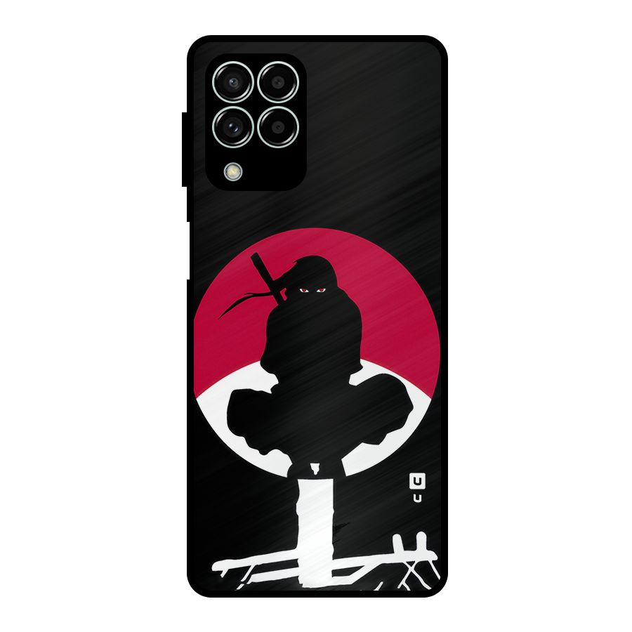 Uchiha Itachi Minimalist Metal Back Case for Galaxy M33