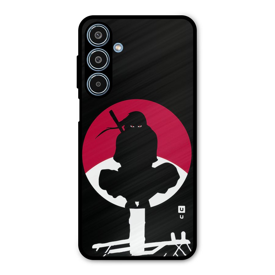 Uchiha Itachi Minimalist Metal Back Case for Galaxy M35