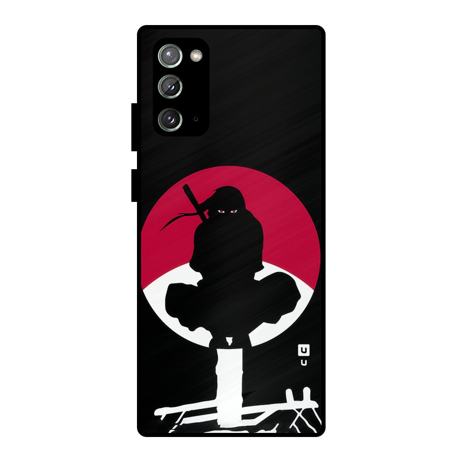 Uchiha Itachi Minimalist Metal Back Case for Galaxy Note 20