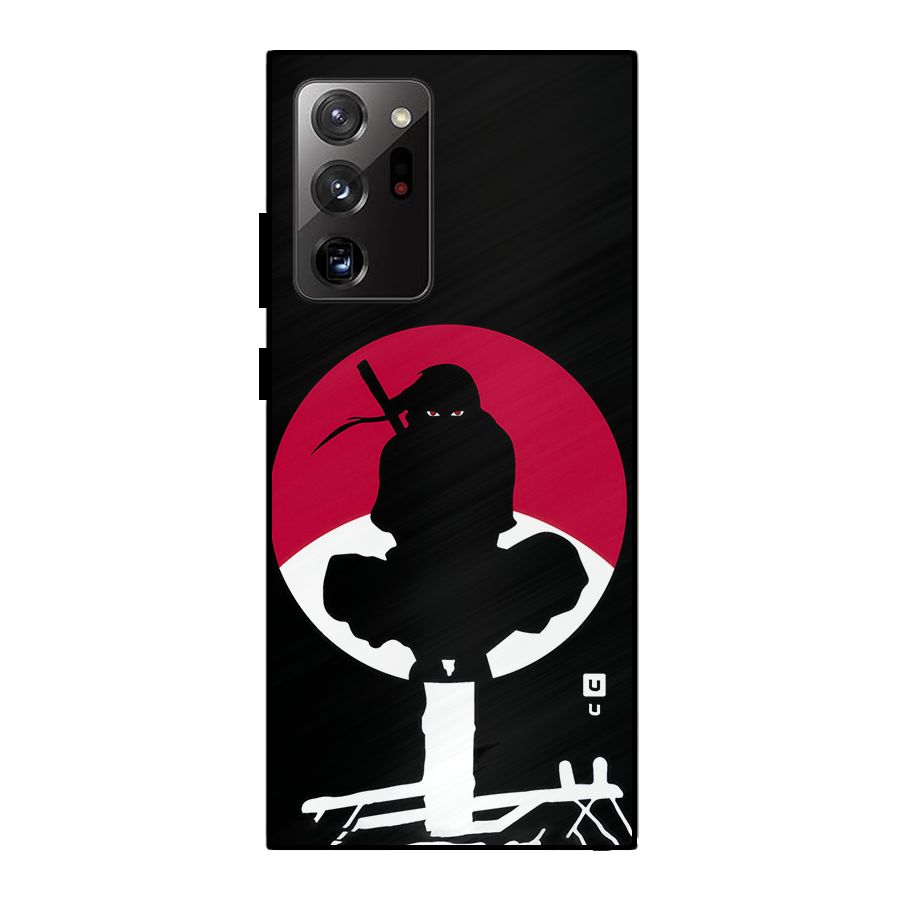 Uchiha Itachi Minimalist Metal Back Case for Galaxy Note 20 Ultra