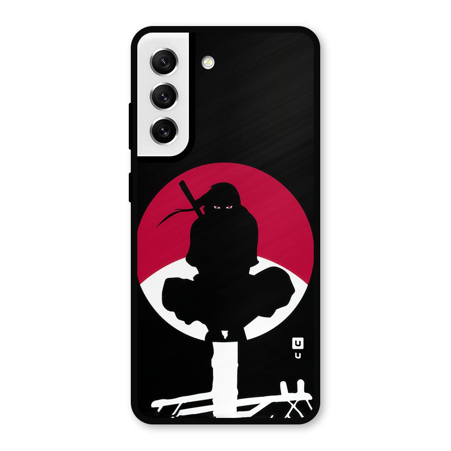Uchiha Itachi Minimalist Metal Back Case for Galaxy S21 FE 5G