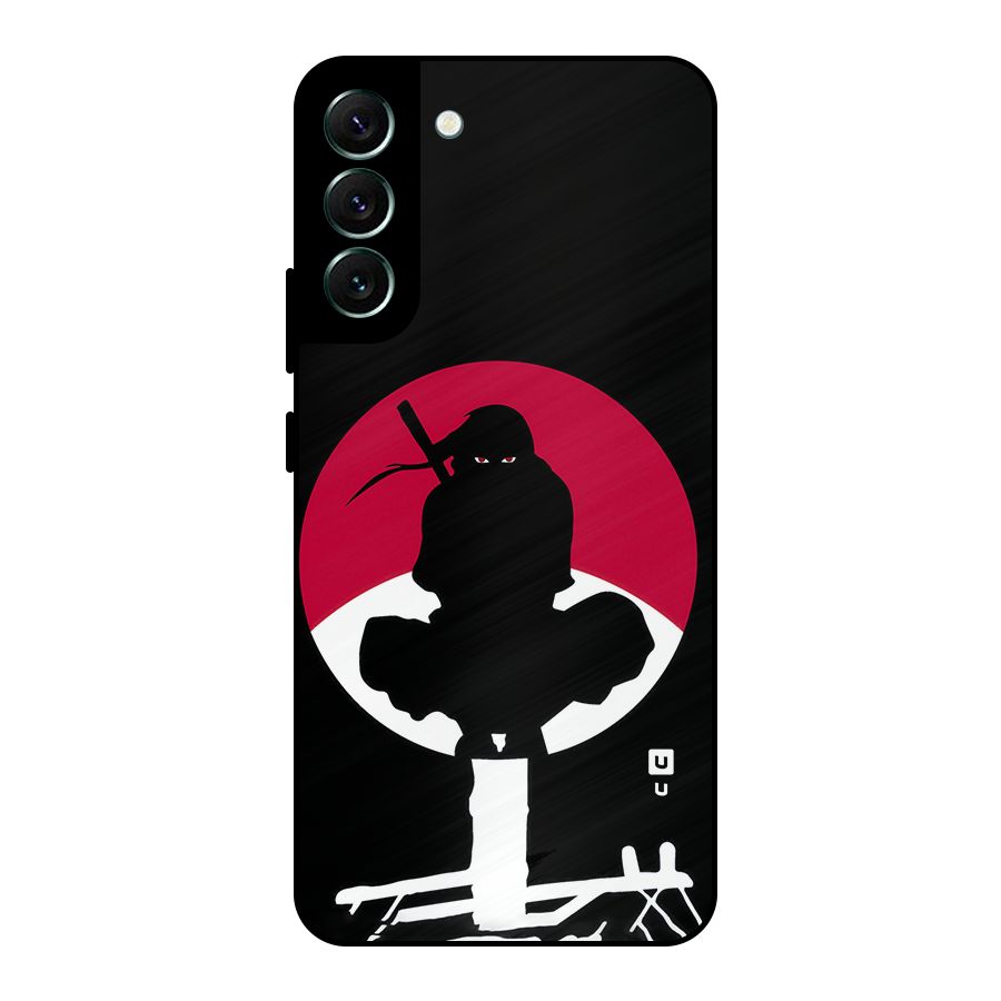 Uchiha Itachi Minimalist Metal Back Case for Galaxy S22 Plus 5G