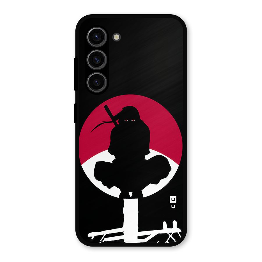 Uchiha Itachi Minimalist Metal Back Case for Galaxy S23