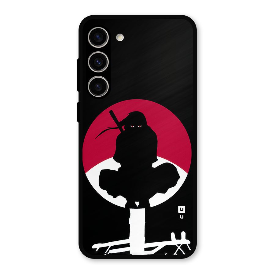 Uchiha Itachi Minimalist Metal Back Case for Galaxy S23 Plus