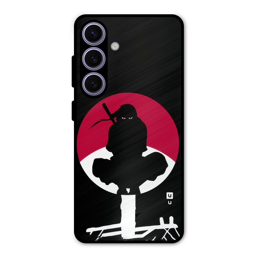 Uchiha Itachi Minimalist Metal Back Case for Galaxy S24