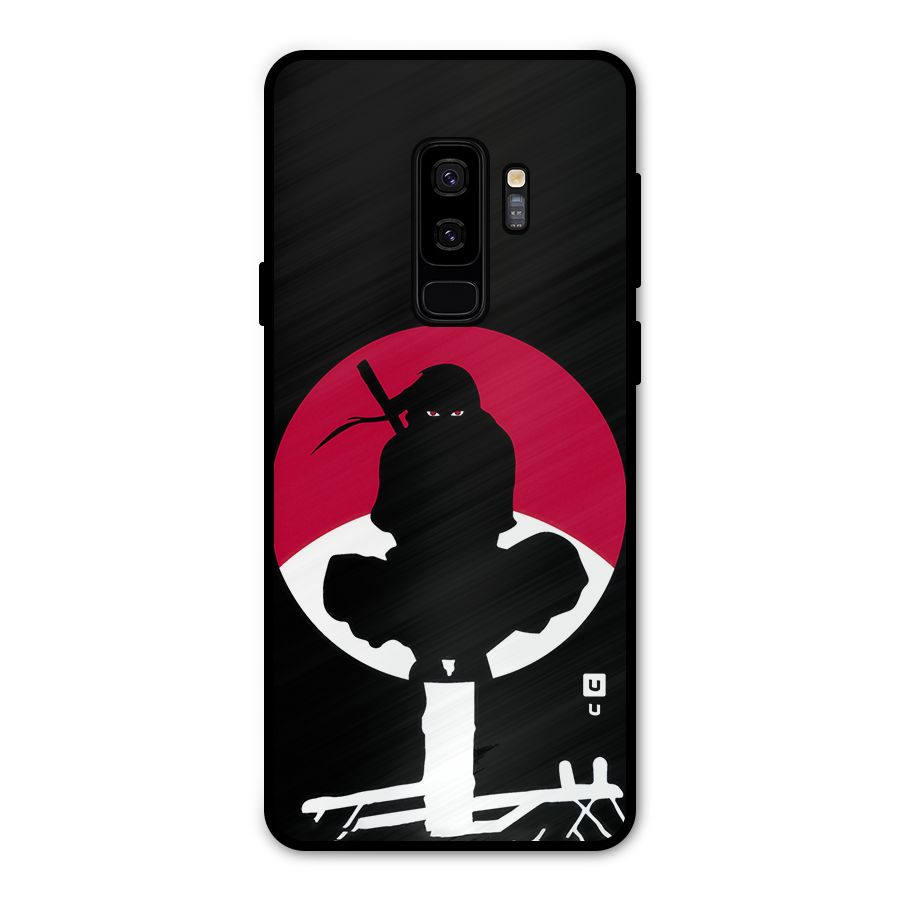 Uchiha Itachi Minimalist Metal Back Case for Galaxy S9 Plus
