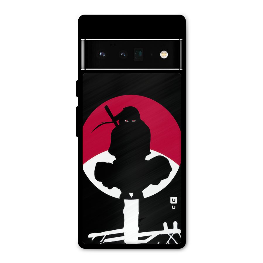 Uchiha Itachi Minimalist Metal Back Case for Google Pixel 6 Pro