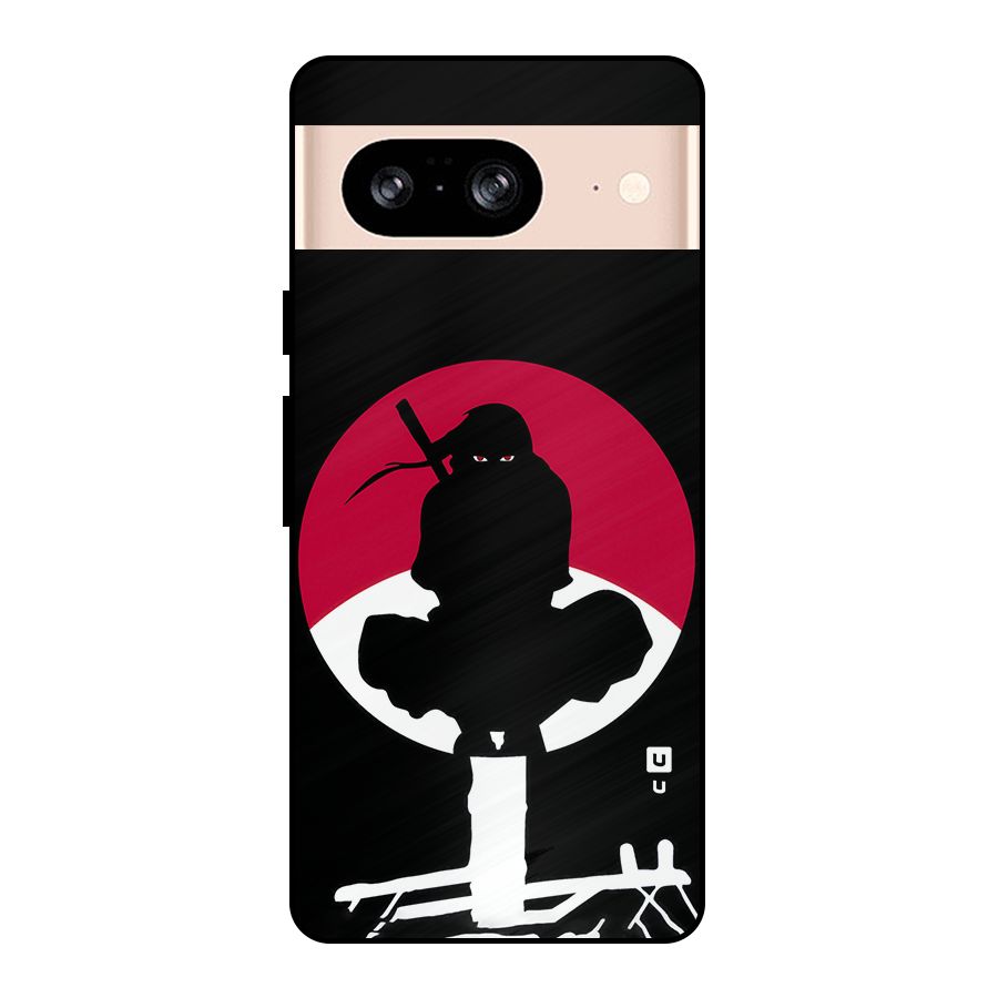Uchiha Itachi Minimalist Metal Back Case for Google Pixel 8