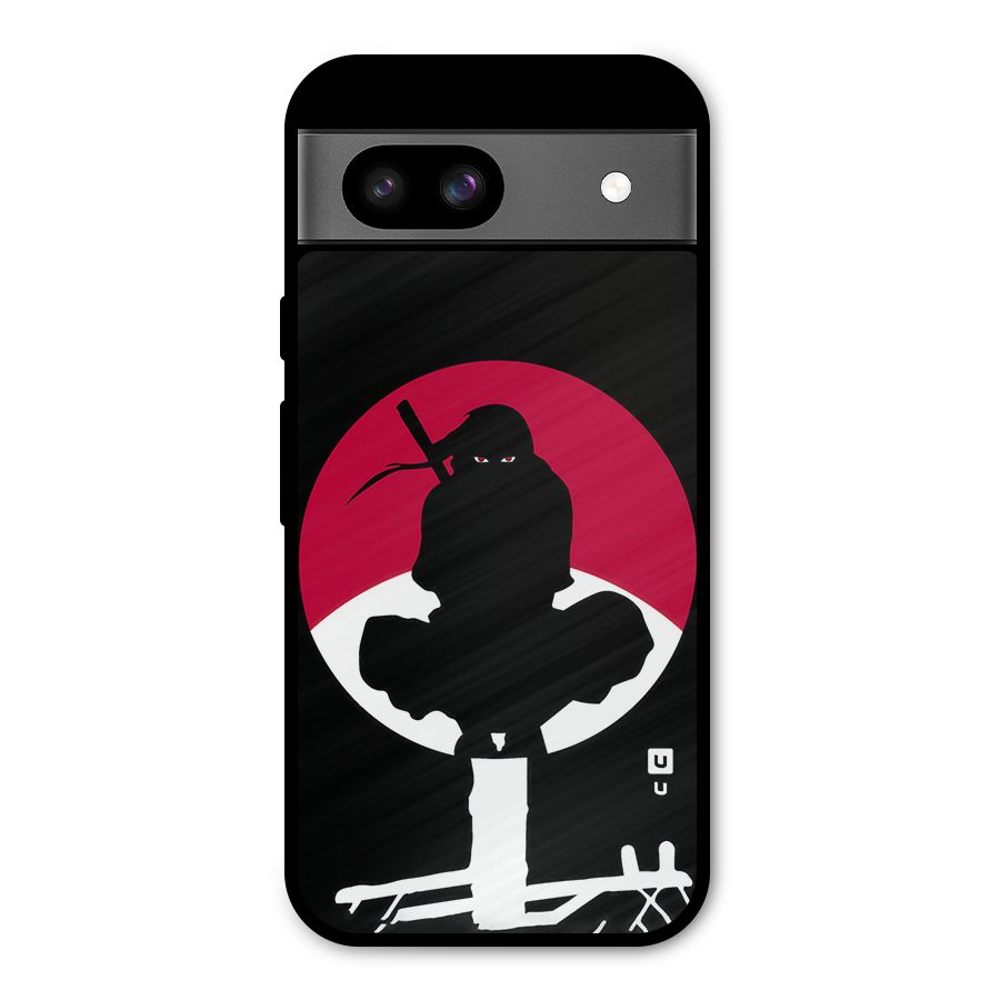 Uchiha Itachi Minimalist Metal Back Case for Google Pixel 8a