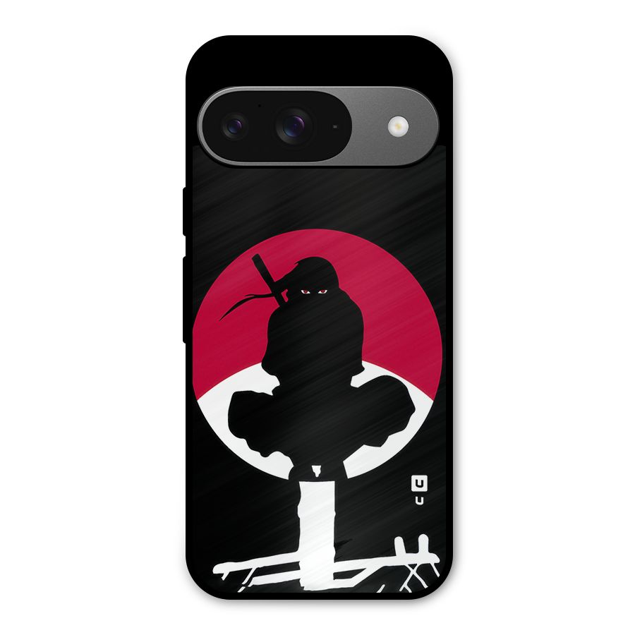Uchiha Itachi Minimalist Metal Back Case for Google Pixel 9