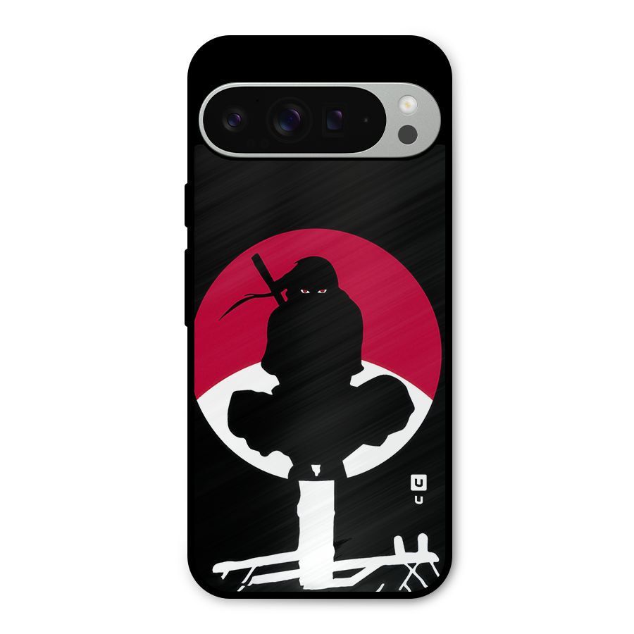 Uchiha Itachi Minimalist Metal Back Case for Google Pixel 9 Pro XL
