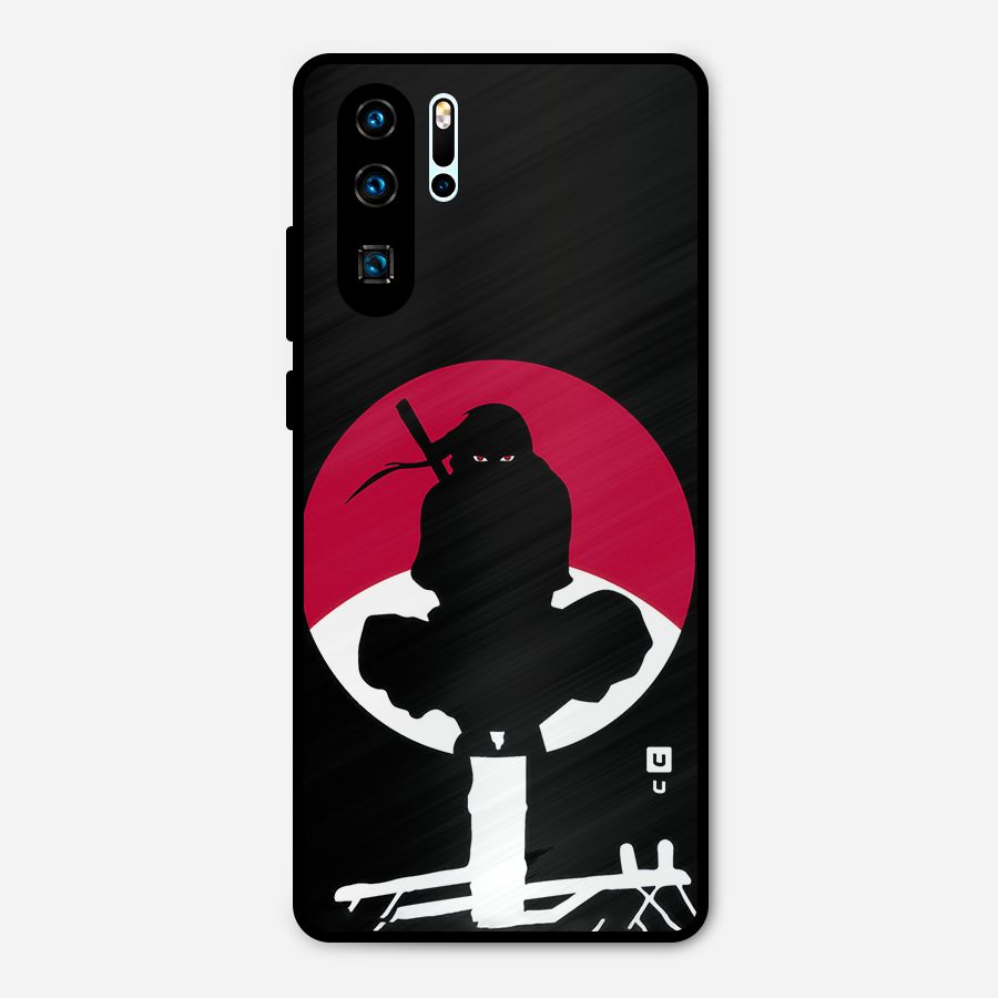 Uchiha Itachi Minimalist Metal Back Case for Huawei P30 Pro