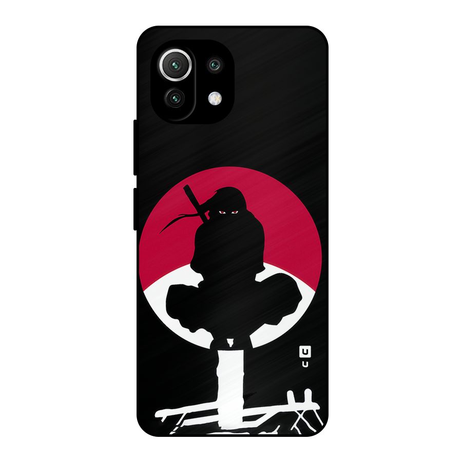 Uchiha Itachi Minimalist Metal Back Case for Mi 11 Lite NE 5G