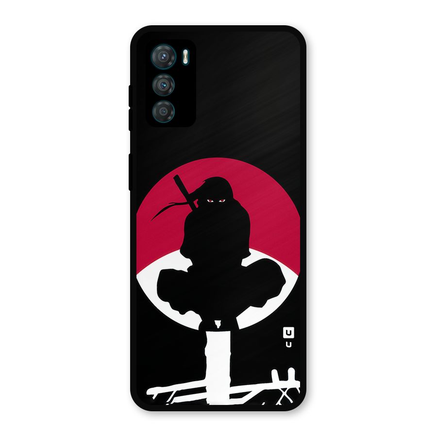 Uchiha Itachi Minimalist Metal Back Case for Moto G42