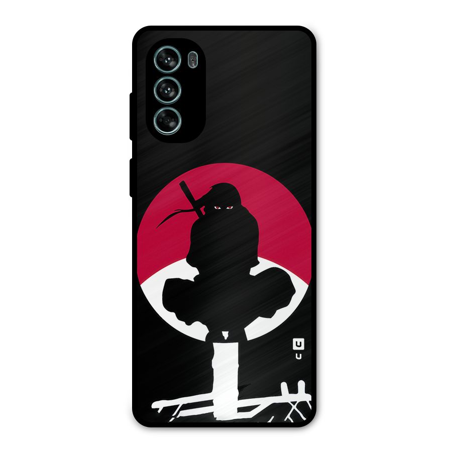 Uchiha Itachi Minimalist Metal Back Case for Moto G62