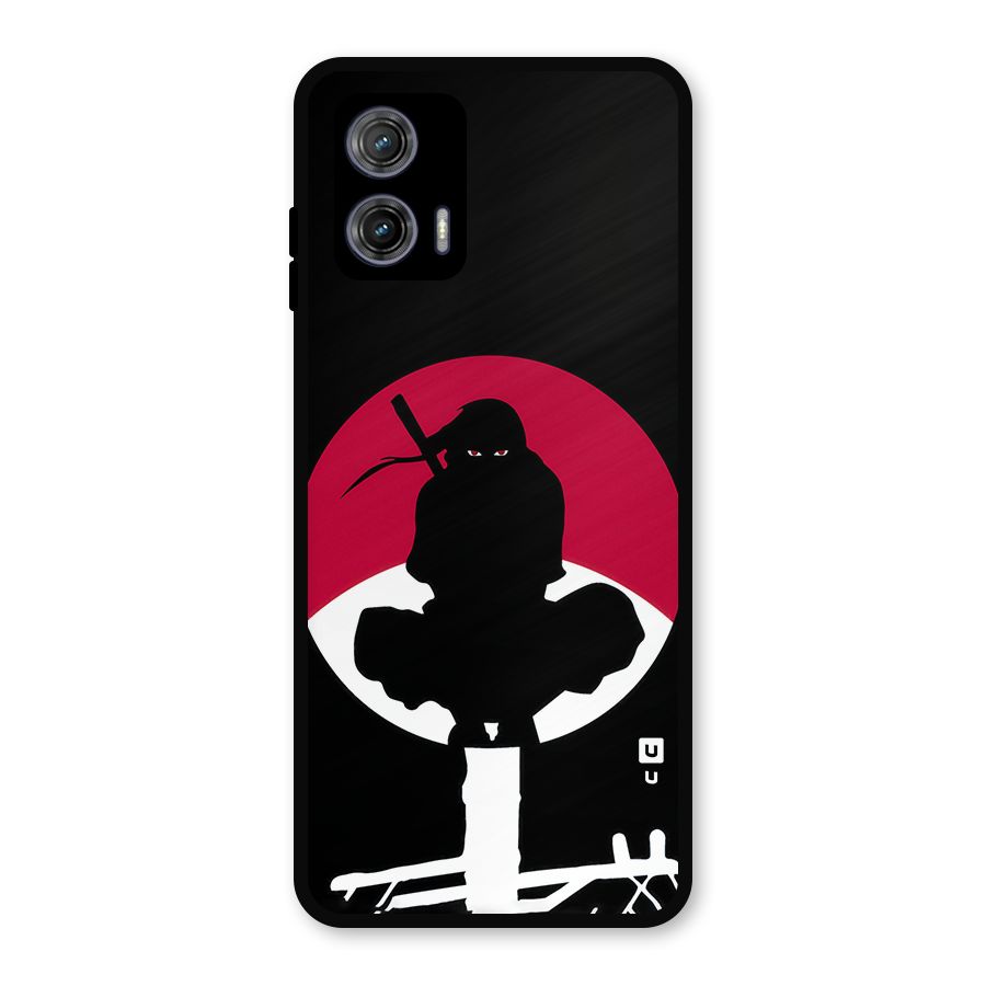 Uchiha Itachi Minimalist Metal Back Case for Moto G73