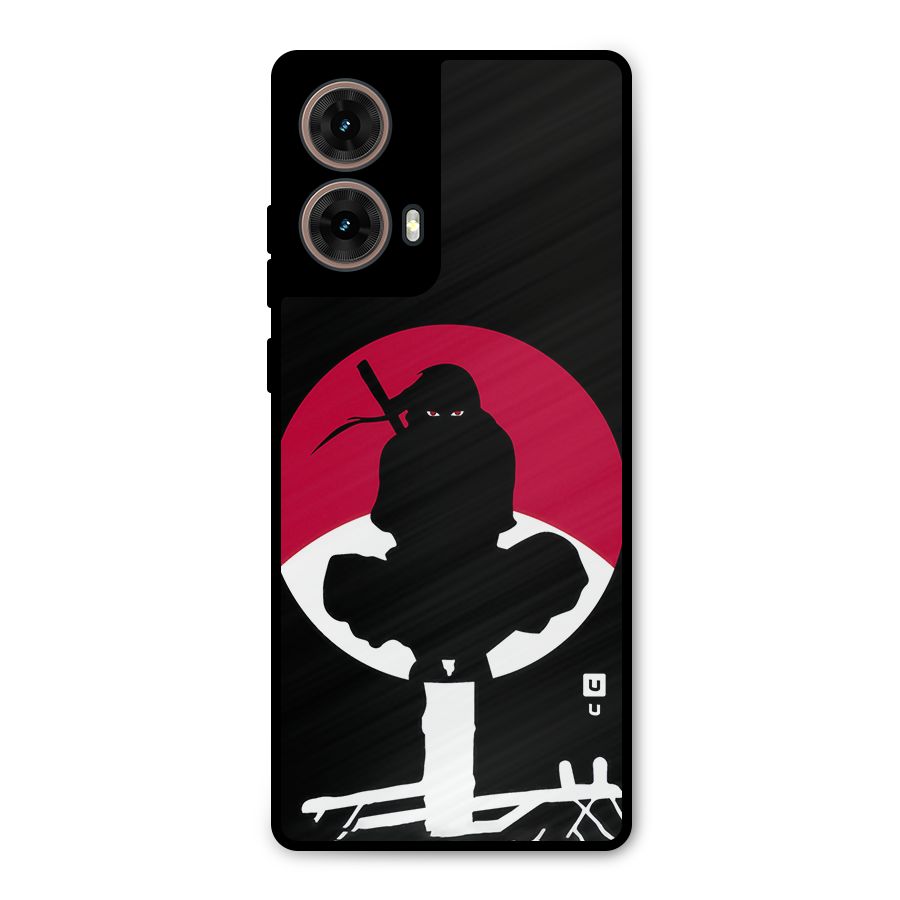 Uchiha Itachi Minimalist Metal Back Case for Moto G85
