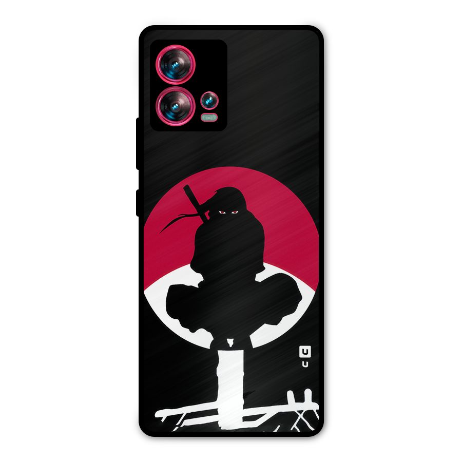 Uchiha Itachi Minimalist Metal Back Case for Motorola Edge 30 Fusion