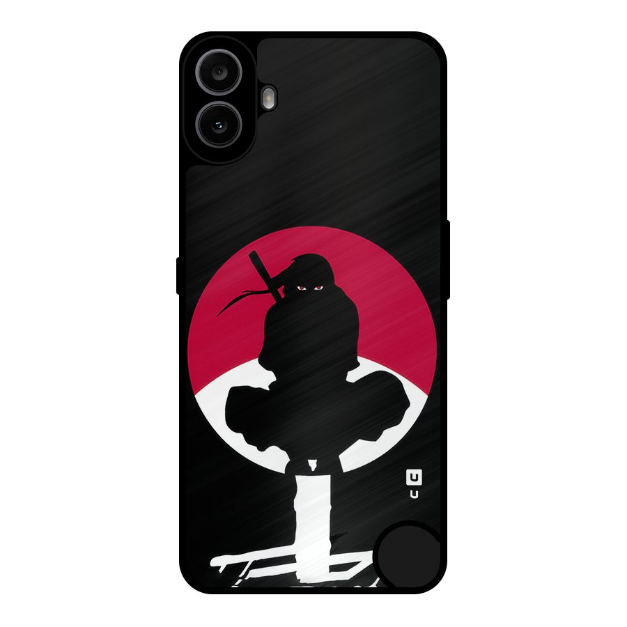 Uchiha Itachi Minimalist Metal Back Case for Nothing CMF Phone 1
