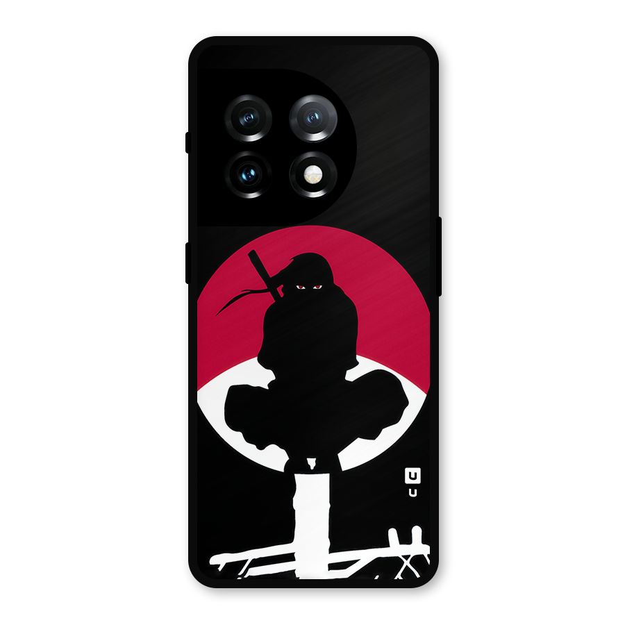 Uchiha Itachi Minimalist Metal Back Case for OnePlus 11
