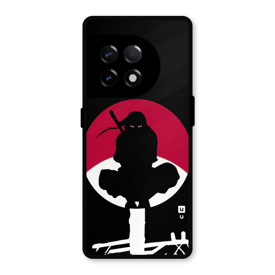 Uchiha Itachi Minimalist Metal Back Case for OnePlus 11R