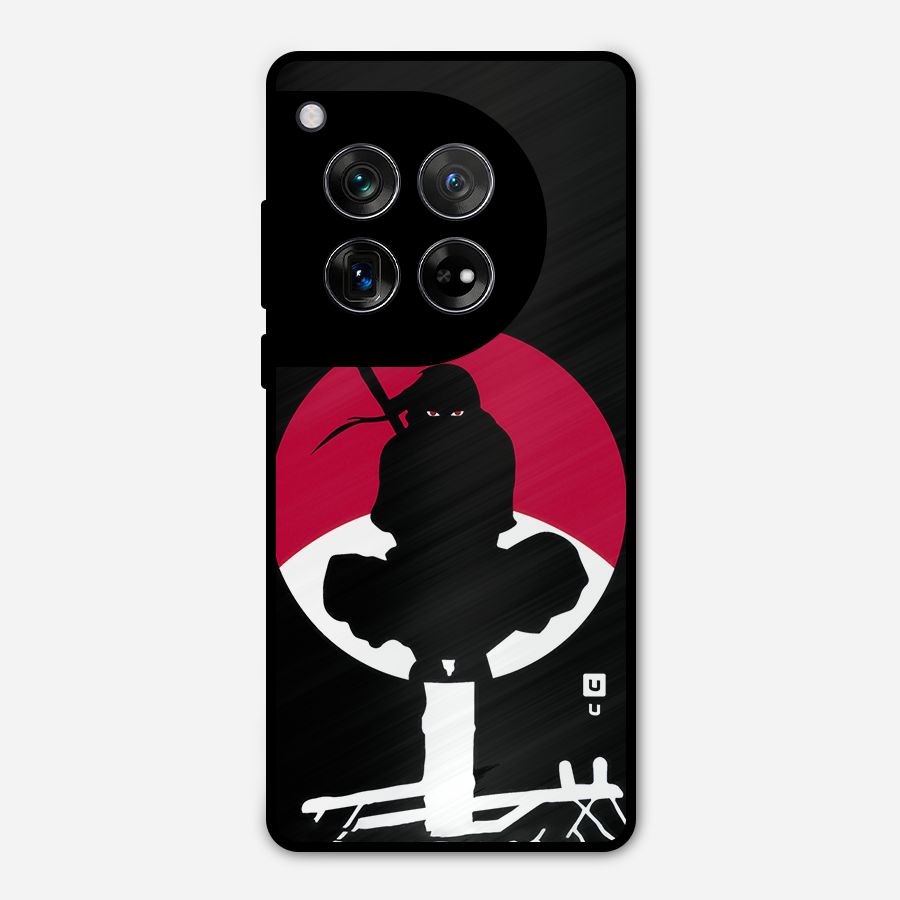 Uchiha Itachi Minimalist Metal Back Case for OnePlus 12