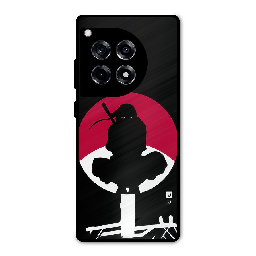 Uchiha Itachi Minimalist Metal Back Case for OnePlus 12R
