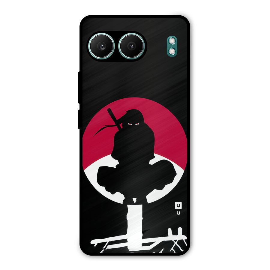 Uchiha Itachi Minimalist Metal Back Case for OnePlus Nord 4