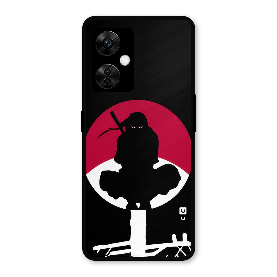 Uchiha Itachi Minimalist Metal Back Case for OnePlus Nord CE 3 Lite