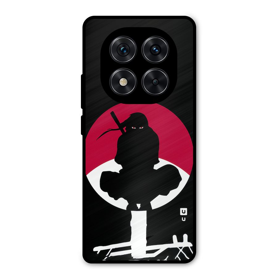 Uchiha Itachi Minimalist Metal Back Case for Poco X7