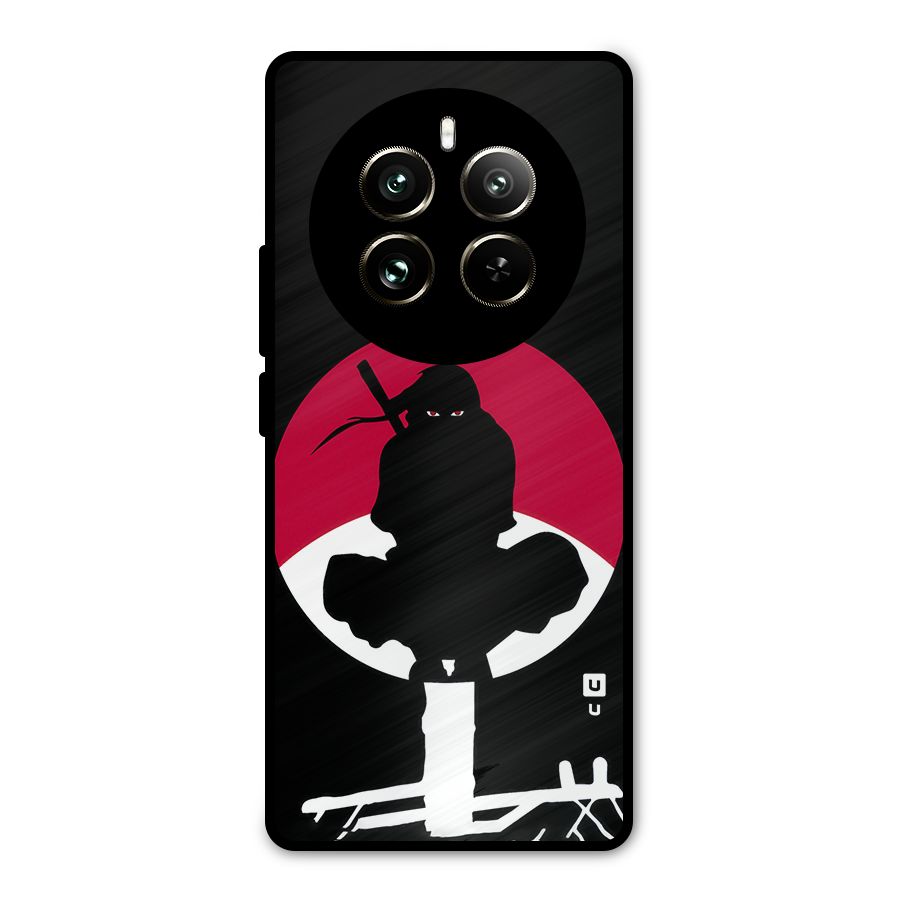 Uchiha Itachi Minimalist Metal Back Case for Realme 12 Pro