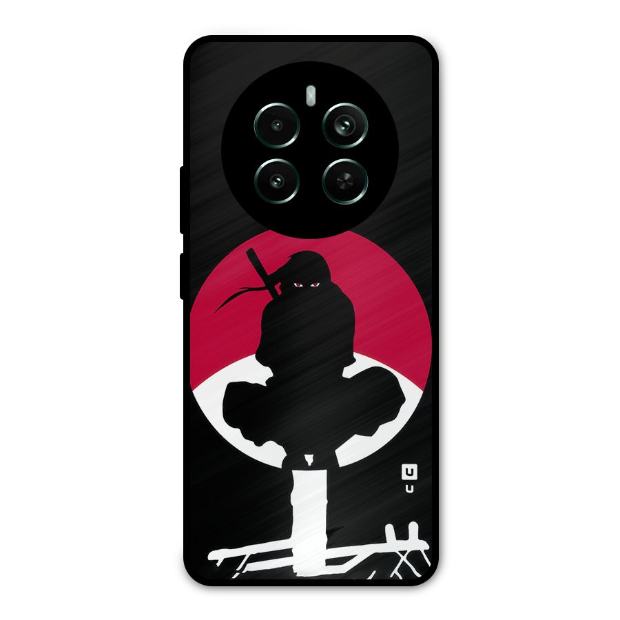 Uchiha Itachi Minimalist Metal Back Case for Realme 12 Pro Plus