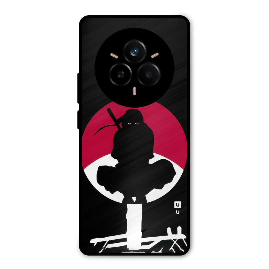 Uchiha Itachi Minimalist Metal Back Case for Realme 14 Pro