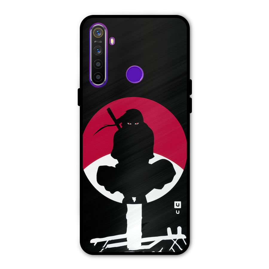 Uchiha Itachi Minimalist Metal Back Case for Realme 5i