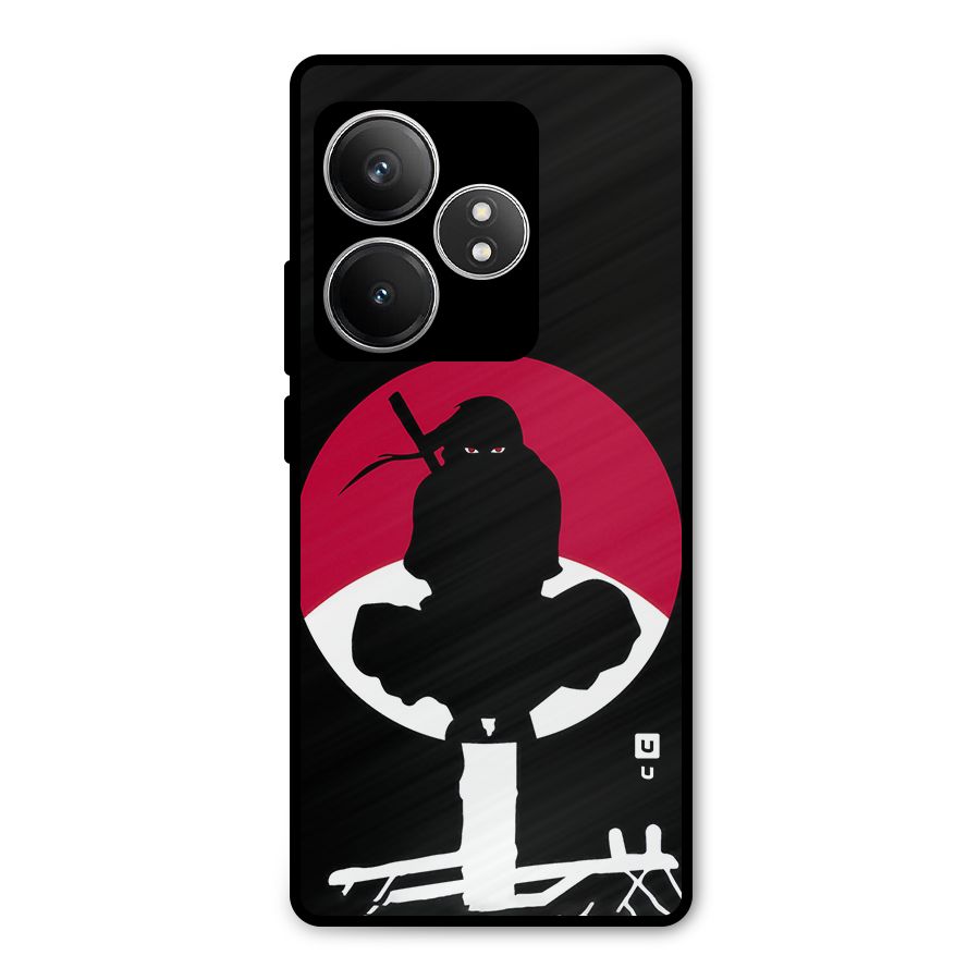Uchiha Itachi Minimalist Metal Back Case for Realme GT 6T